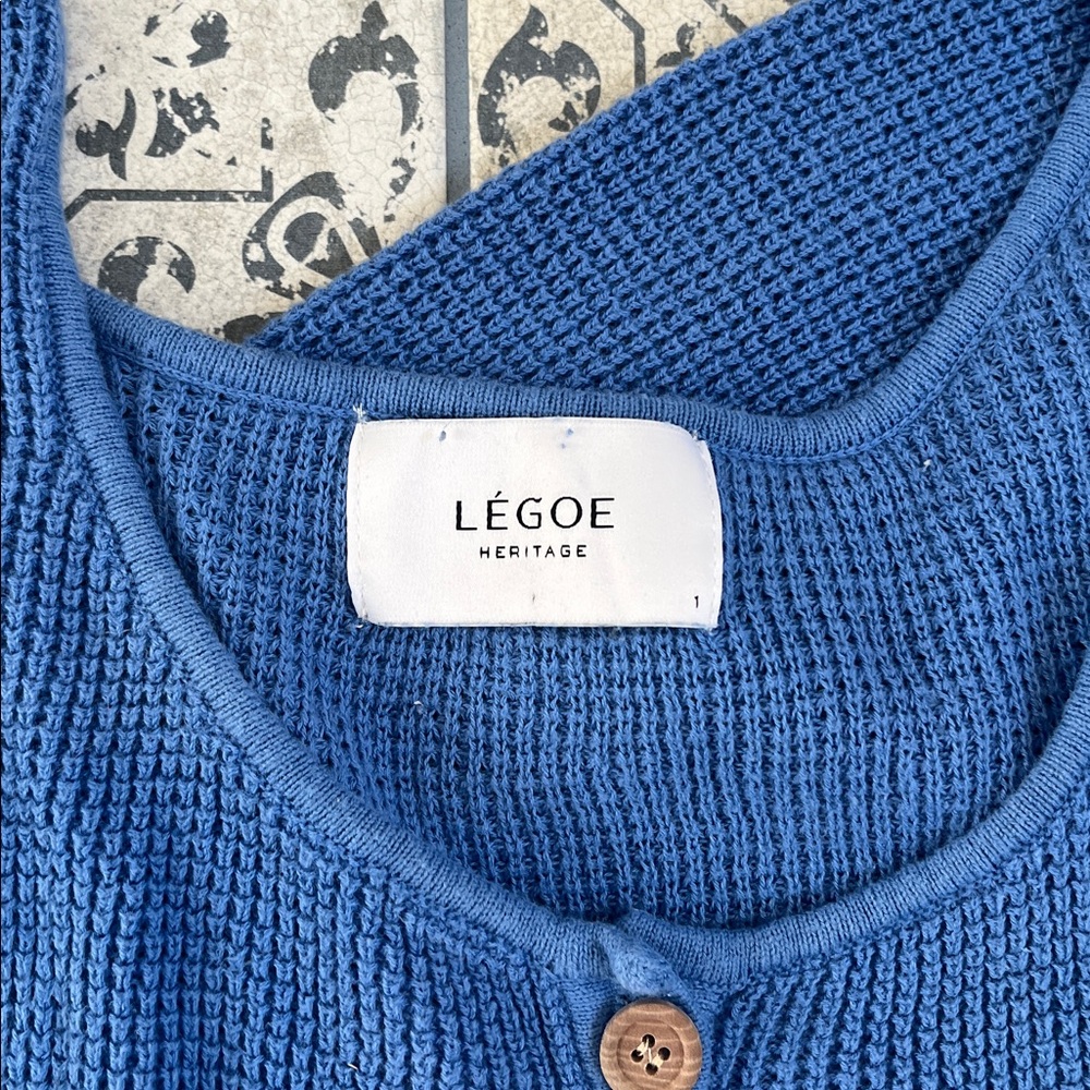 Legoe heritage crochet knit pant and top - Picture 2 of 7